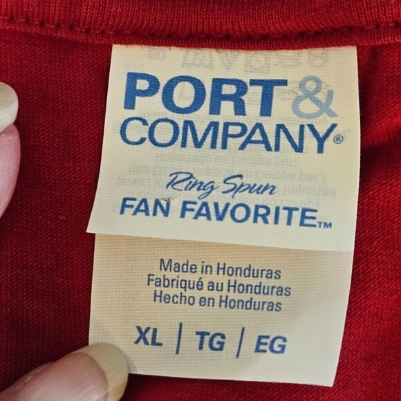 The Dog Father T-Shirt Red Size XL Men's Short Sleeve With Terrier Dog - Picture 6 of 10